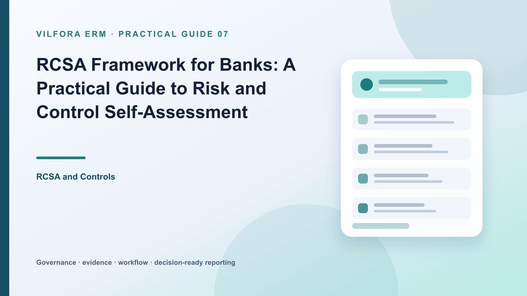 Risk and control self-assessment campaign and control library in Fasperion ERM