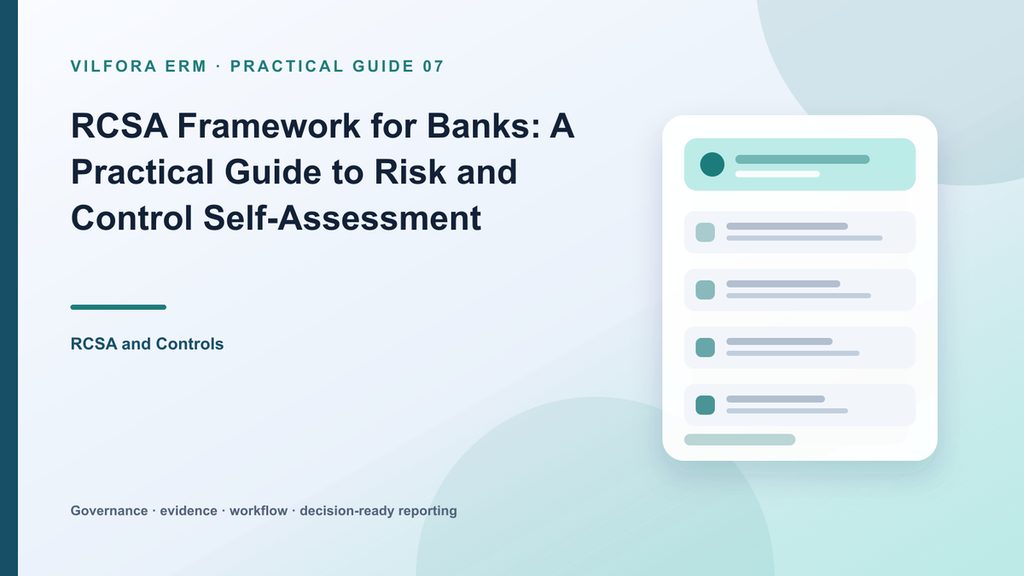 Risk and control self-assessment campaign and control library in Fasperion ERM