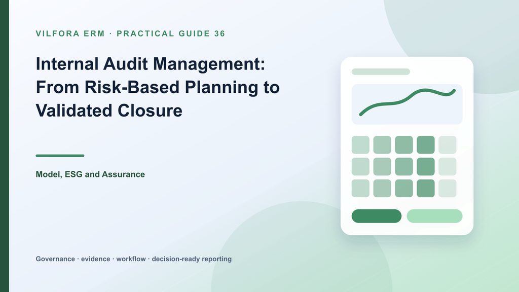 Internal audit management lifecycle from audit universe and risk-based plan through execution, reporting and closure