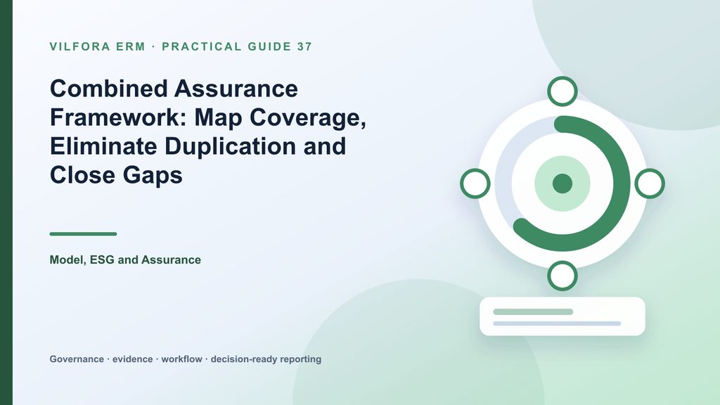 Internal audit and combined assurance coverage in Fasperion ERM